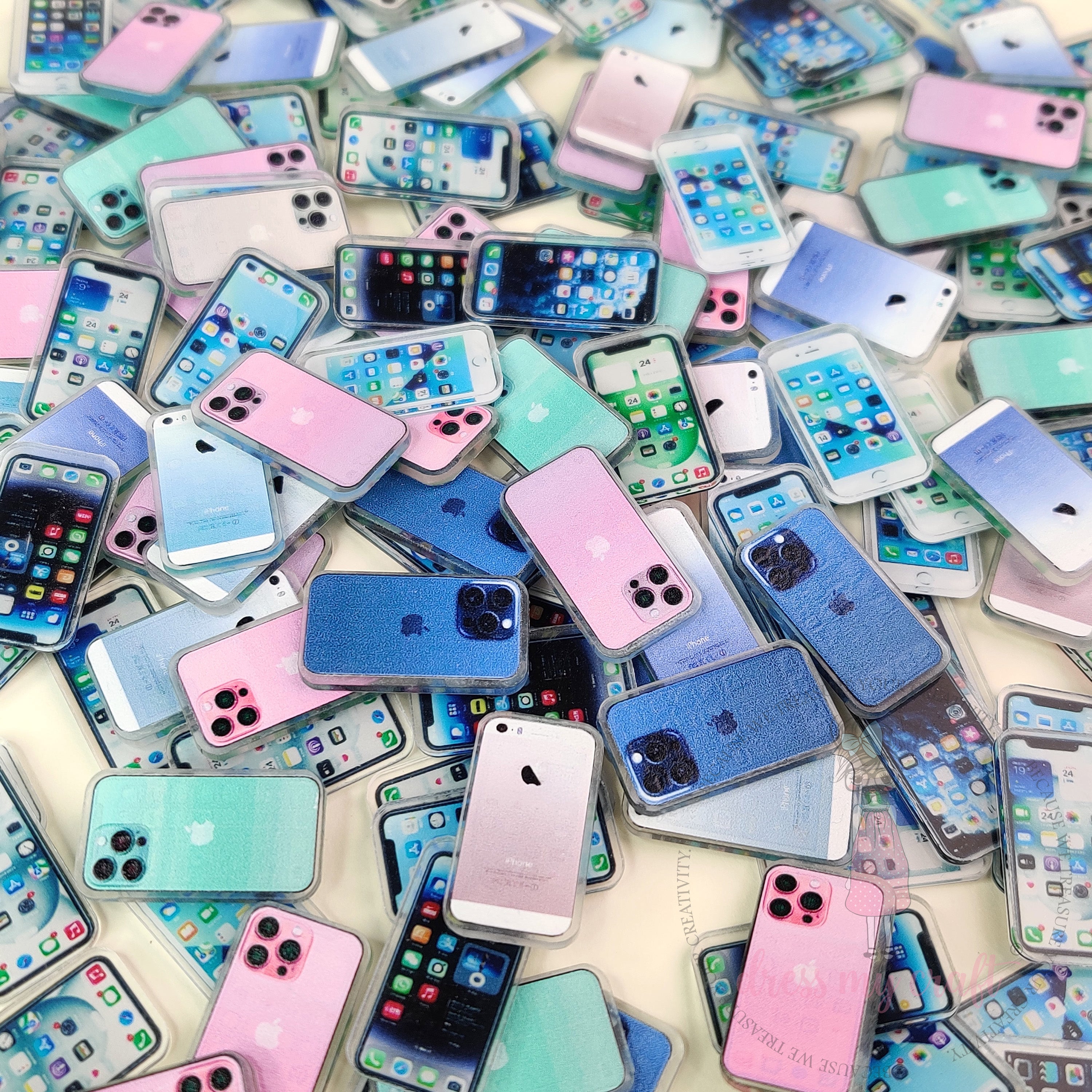 Dress My Craft - Mini Smartphone Acrylic Charms