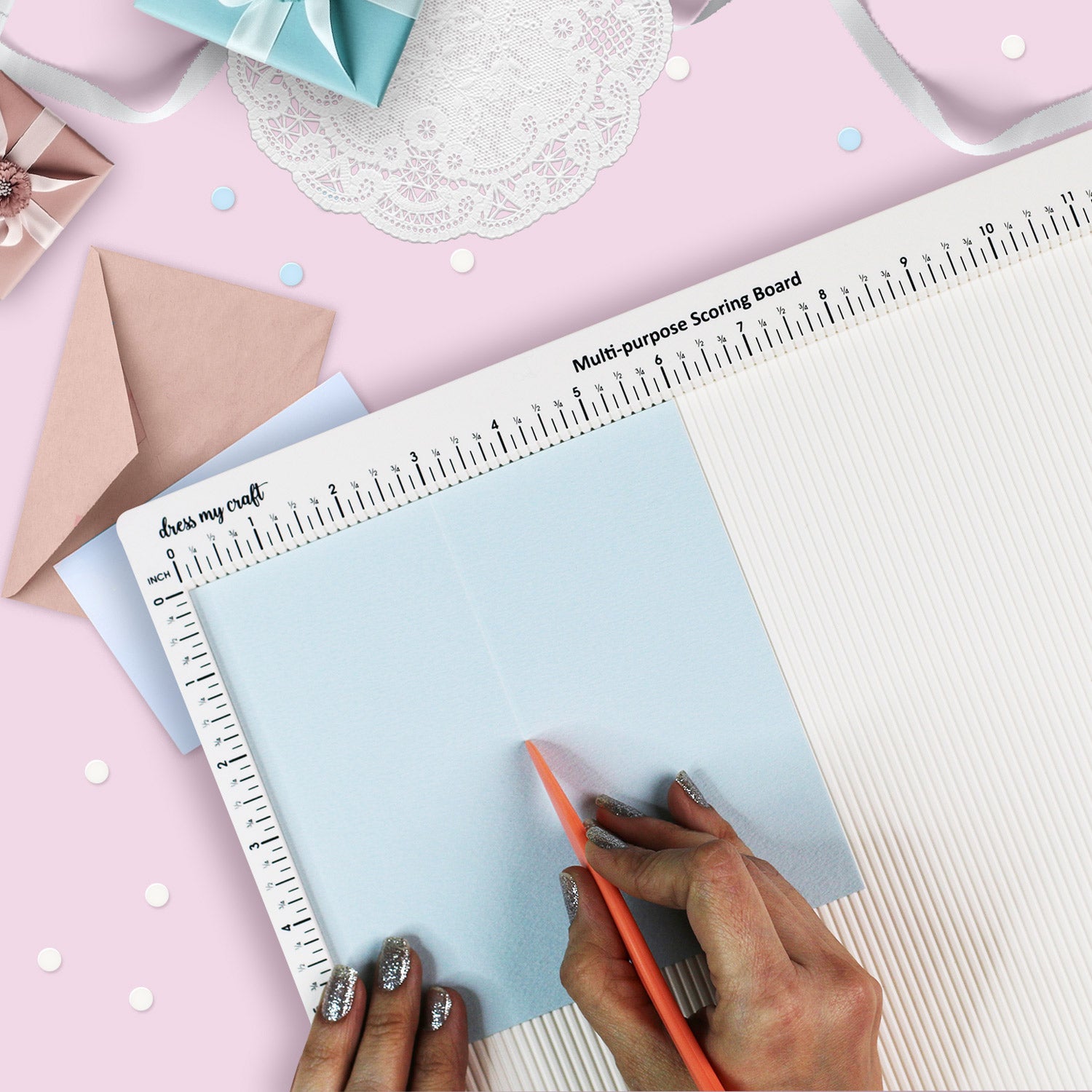Dress My Craft - Multi Purpose Scoring Board 12 X 12
