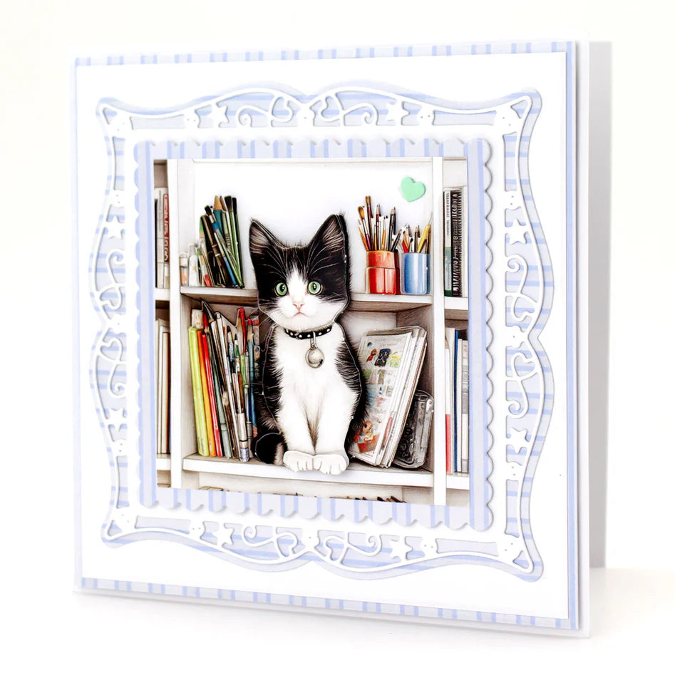 Crafty Kittens Die Cut Topper & Decoupage Collection