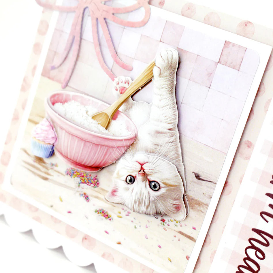 Crafty Kittens Die Cut Topper & Decoupage Collection