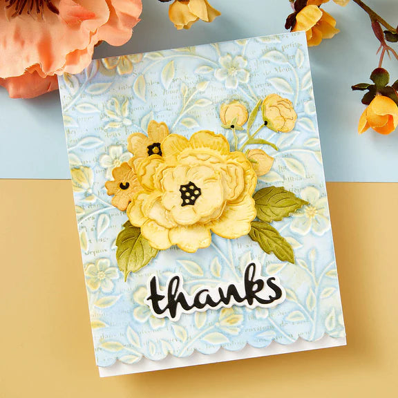 Vintage Florals Etched Dies from the From the Garden Collection by Wendy Vecchi