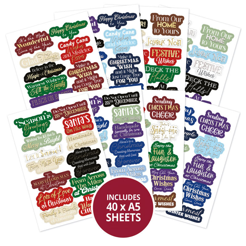 The Big Book of Festive Shaped Sentiments