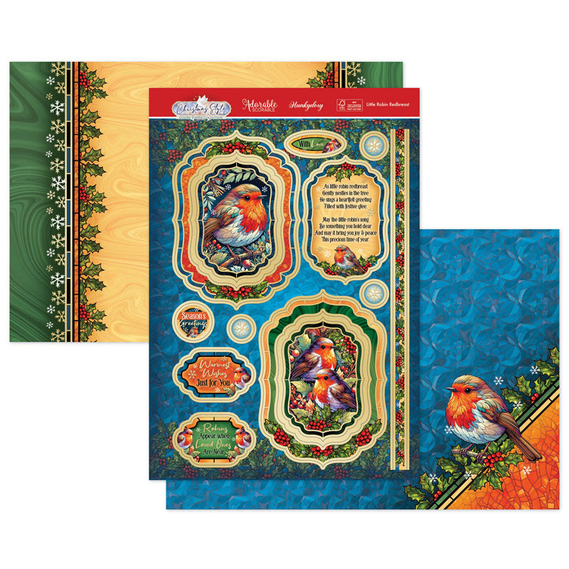 Little Robin Redbreast Luxury Topper Set