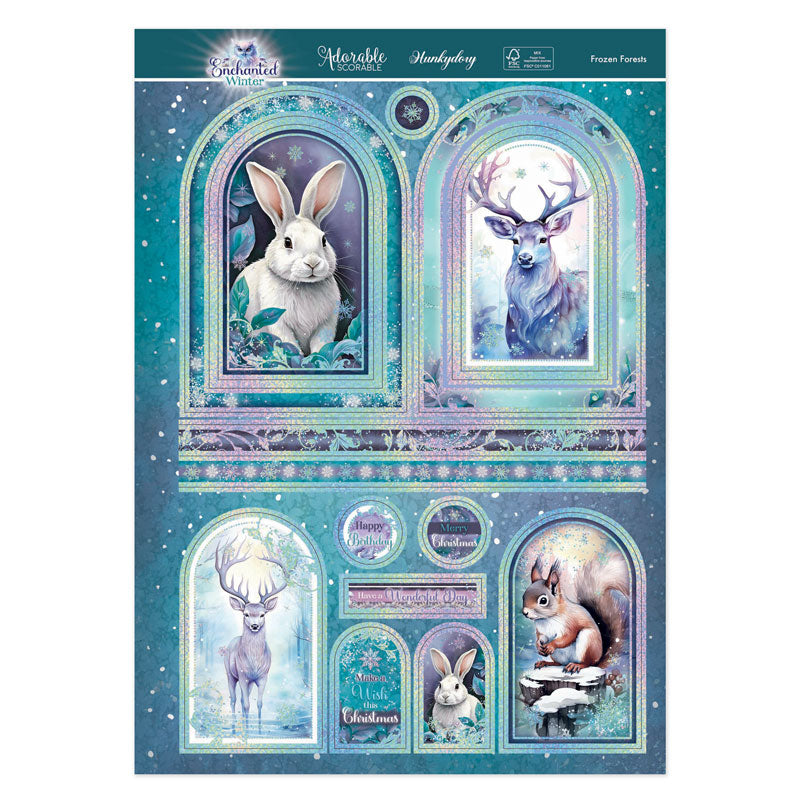 Frozen Forests Luxury Topper Set