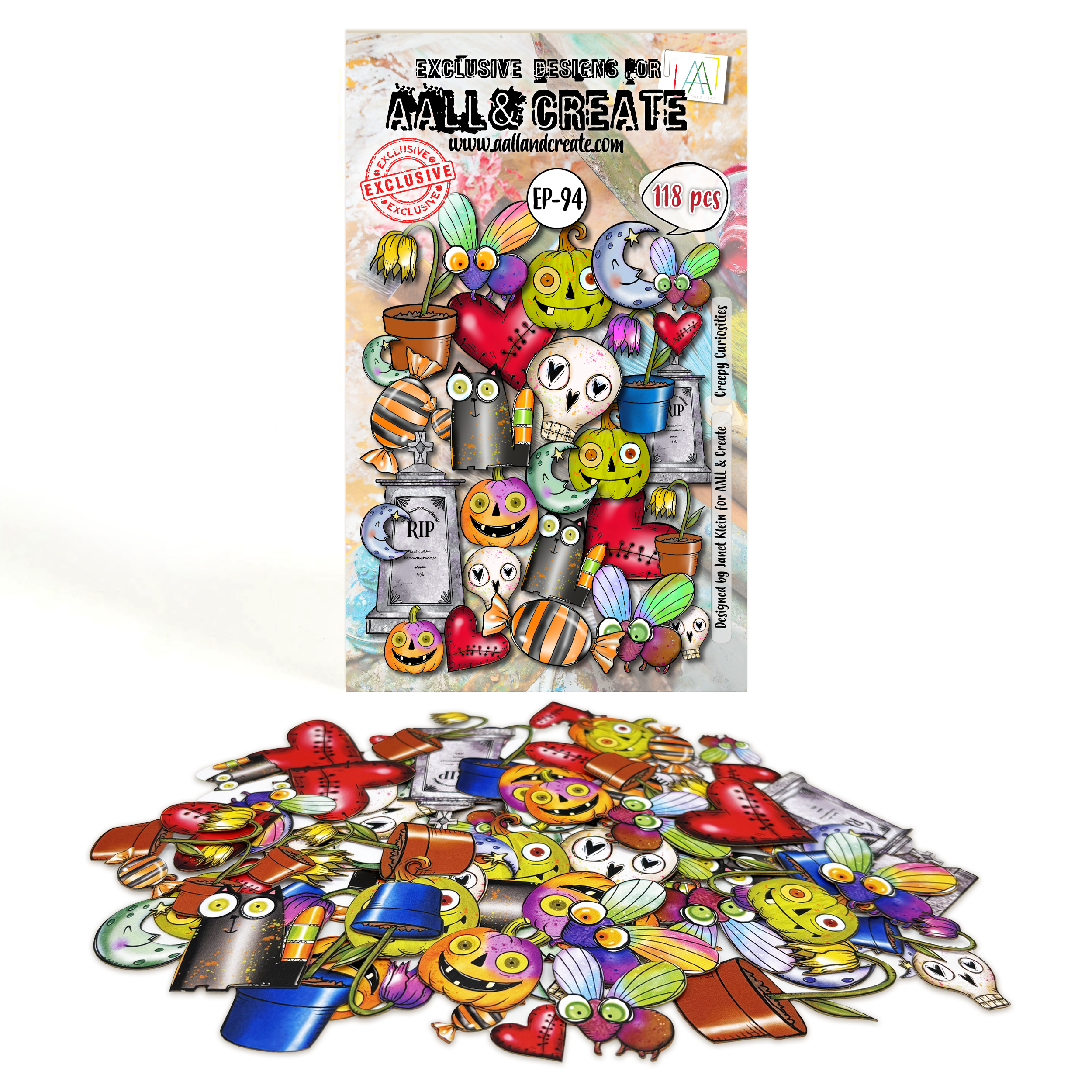 AALL and Create - Ephemera Die-Cuts - Creepy Curiosities