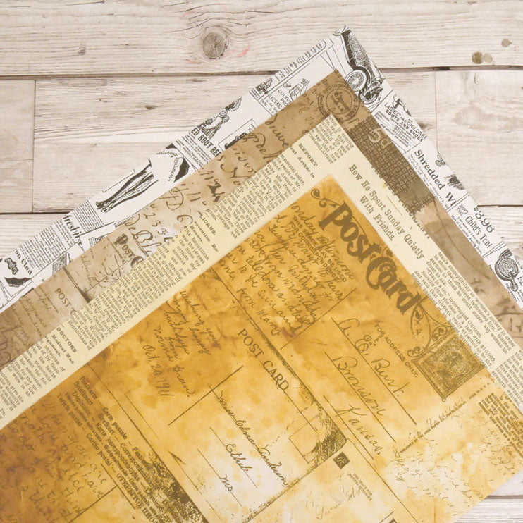 Essential Paper Packs - Vintage Newsprint