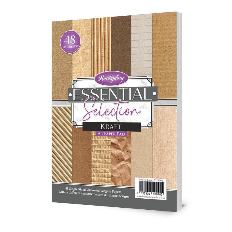 Extesy Paper Hunkydory Essential Selection Paper Pad - Kraft