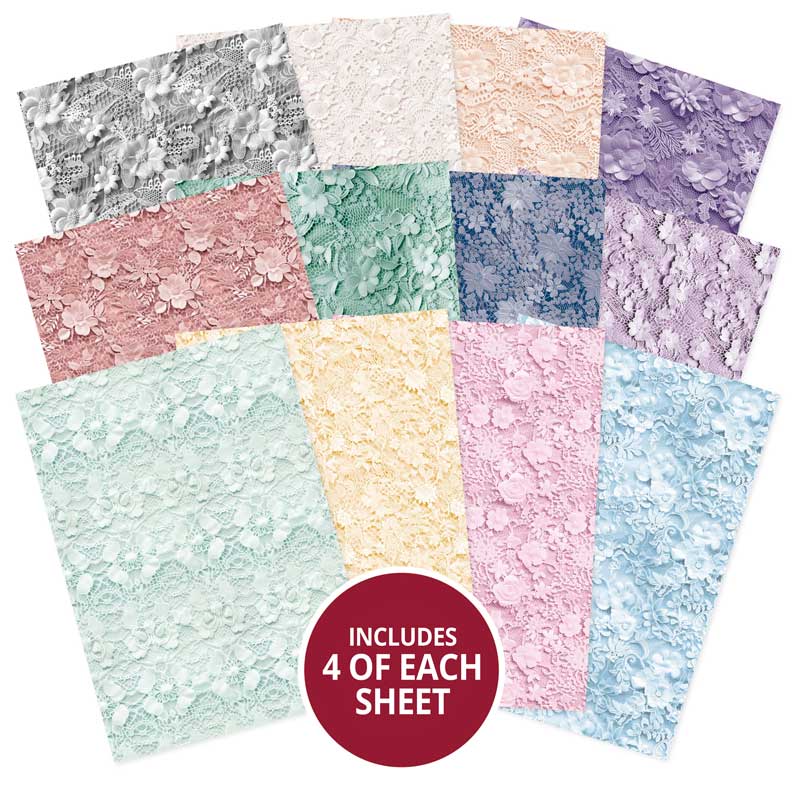 Hunkydory Essential Selection Paper Pad - Lace