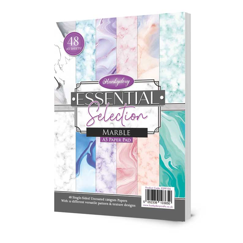 Hunkydory Essential Selection Paper Pad - Marble