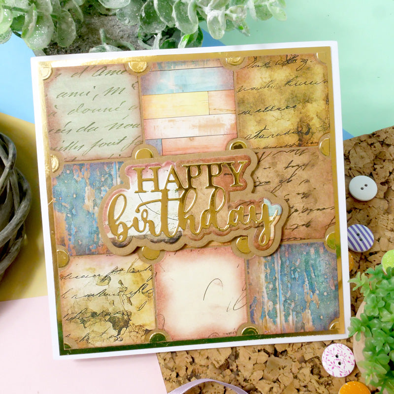 Hunkydory Essential Selection Paper Pad - Script