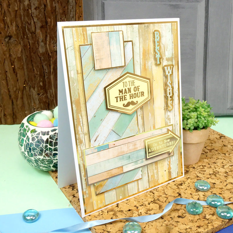 Hunkydory Essential Selection Paper Pad - Weathered Wood