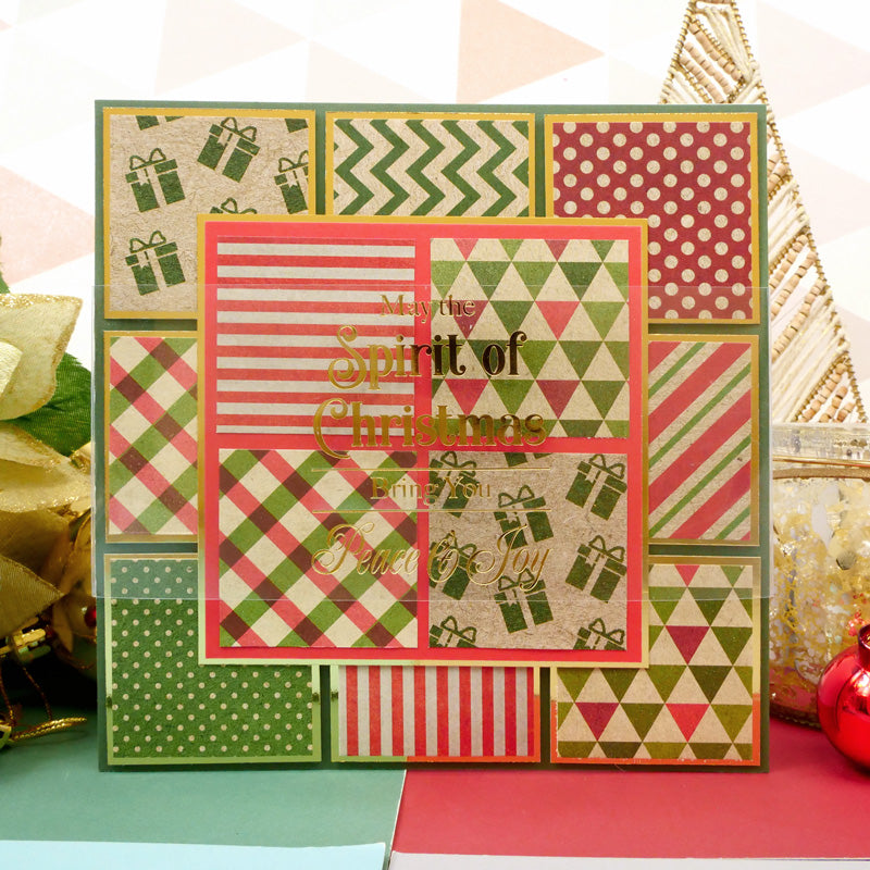 Hunkydory Essential Selection Paper Pad - Christmas Kraft