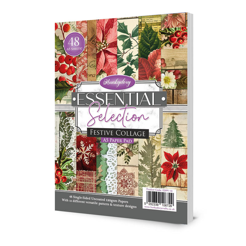 Hunkydory Essential Selection Paper Pad - Festive Collage