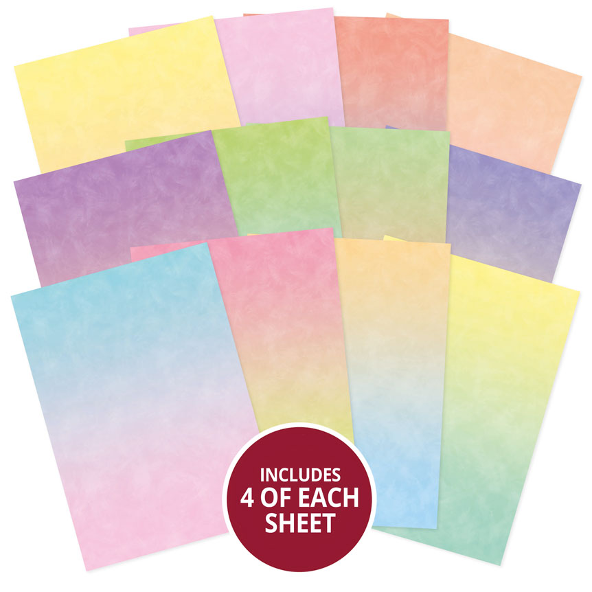 Hunkydory Essential Selection Paper Pad - Pastel Ombré