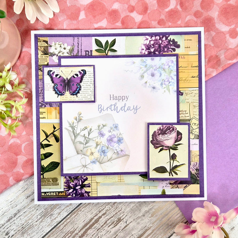 Hunkydory Essential Selection Paper Pad - Botanical Collage