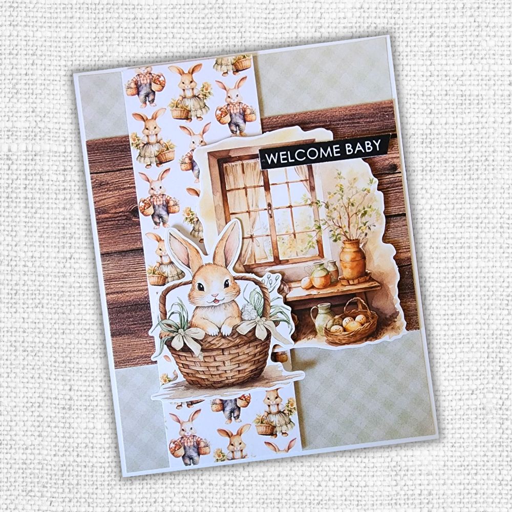 Easter Village Papercuts Cardmaking Kit 34131