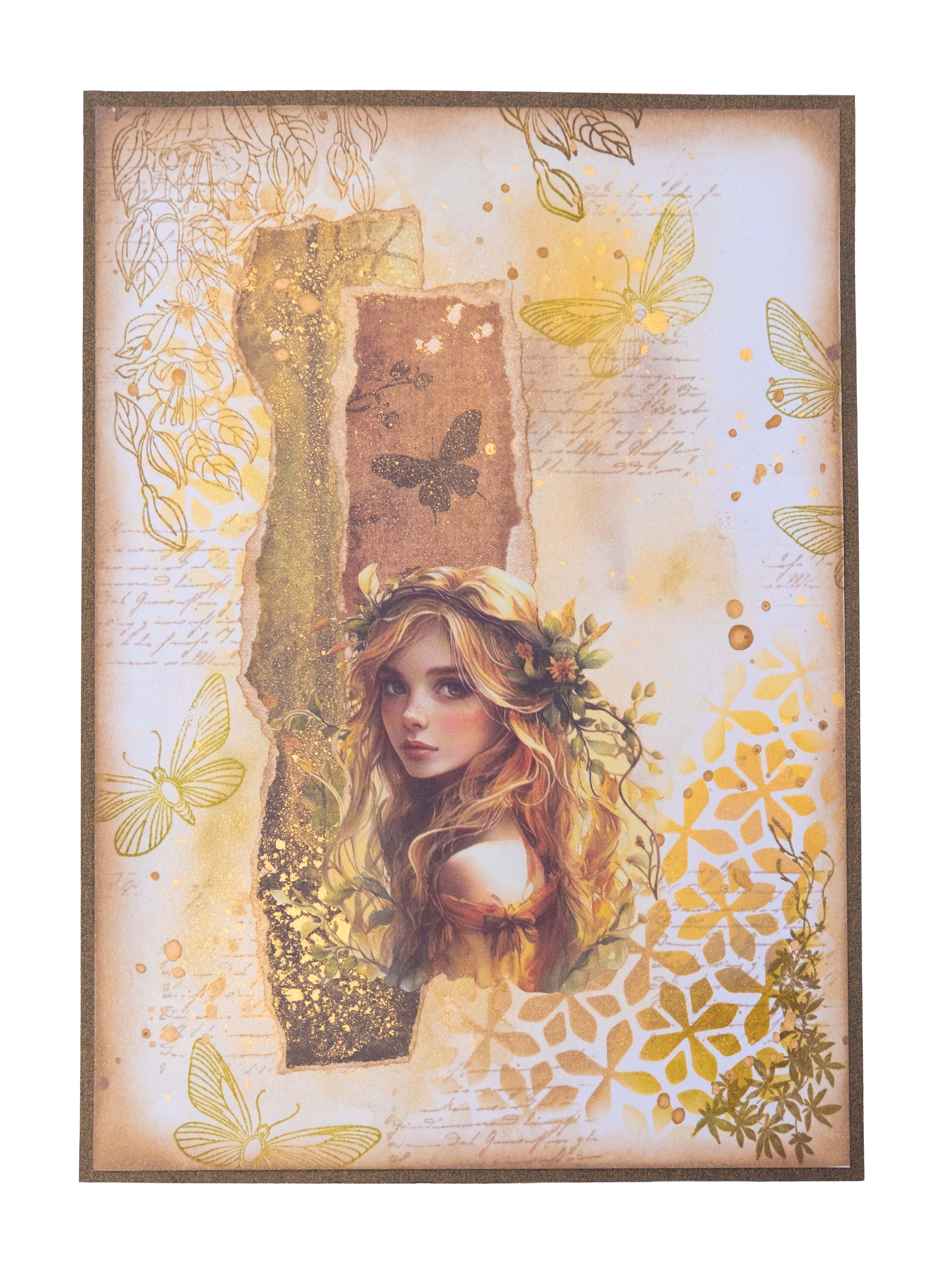 SL Clear Stamps Fairy Ladies Enchanted Fairytale 4 Pieces