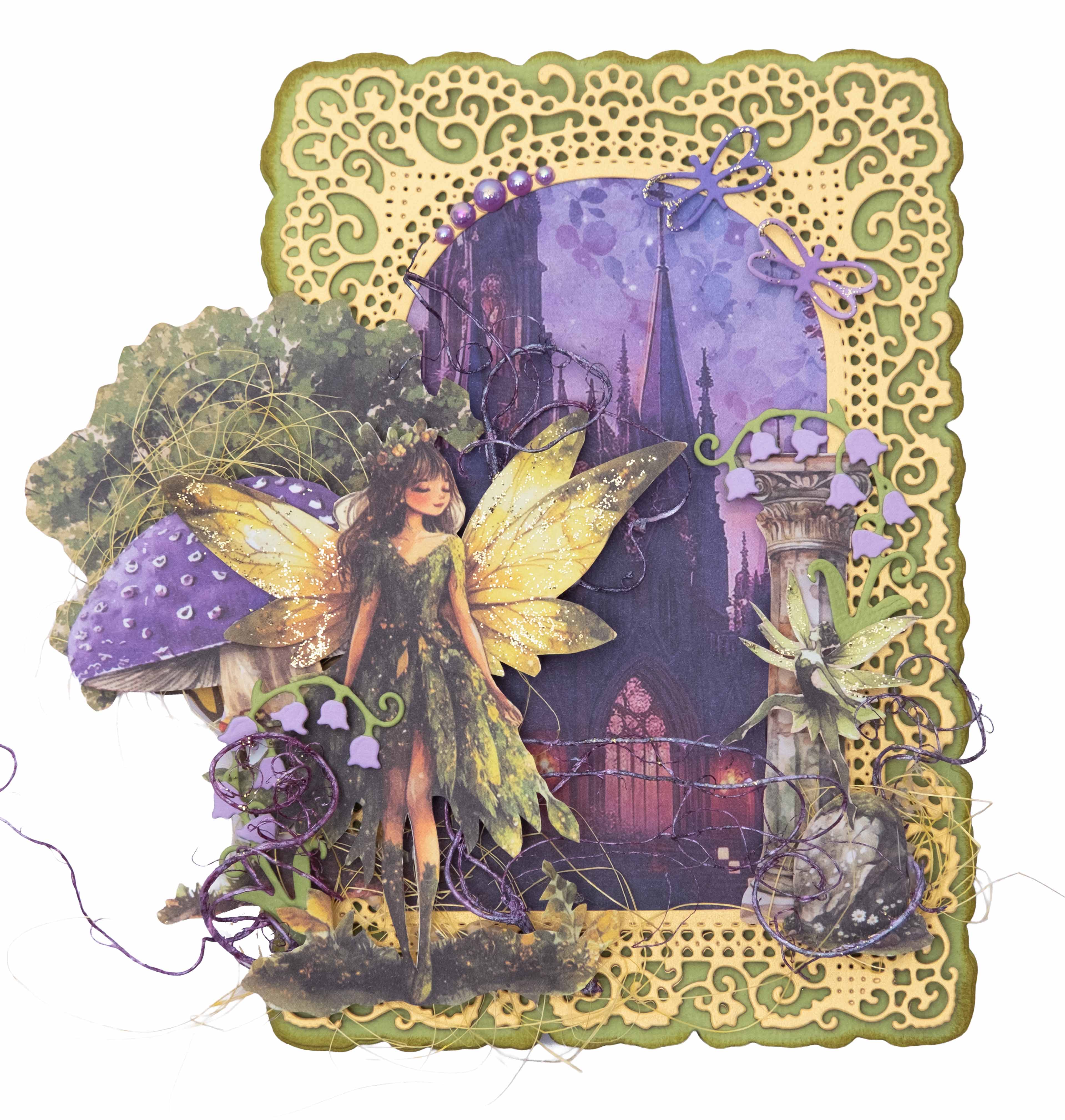 SL Collage Paper Pad Collage Paper Pad Enchanted Fairytale 24 Sheets