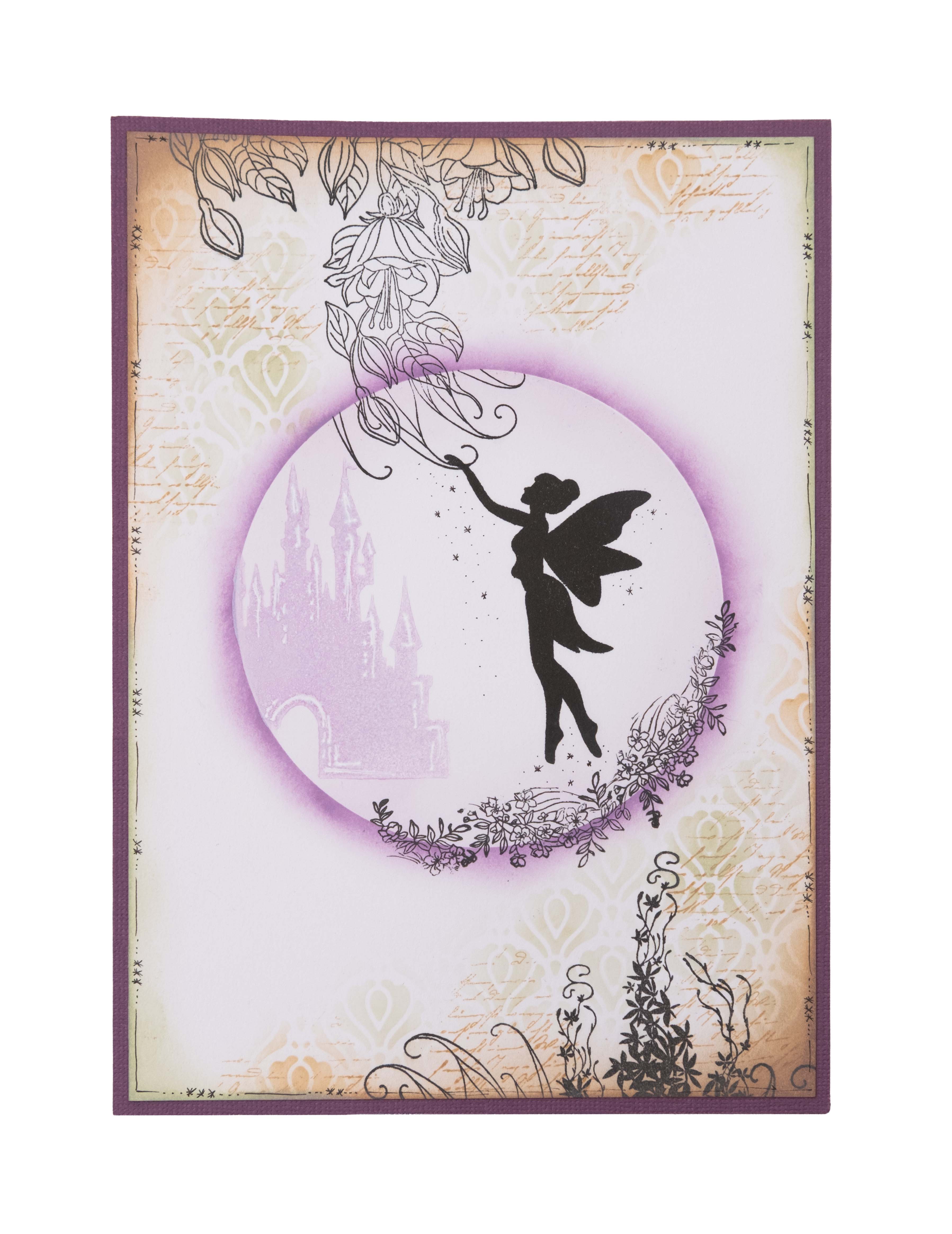 SL Clear Stamps Castle & Plants Enchanted Fairytale 3 Pieces
