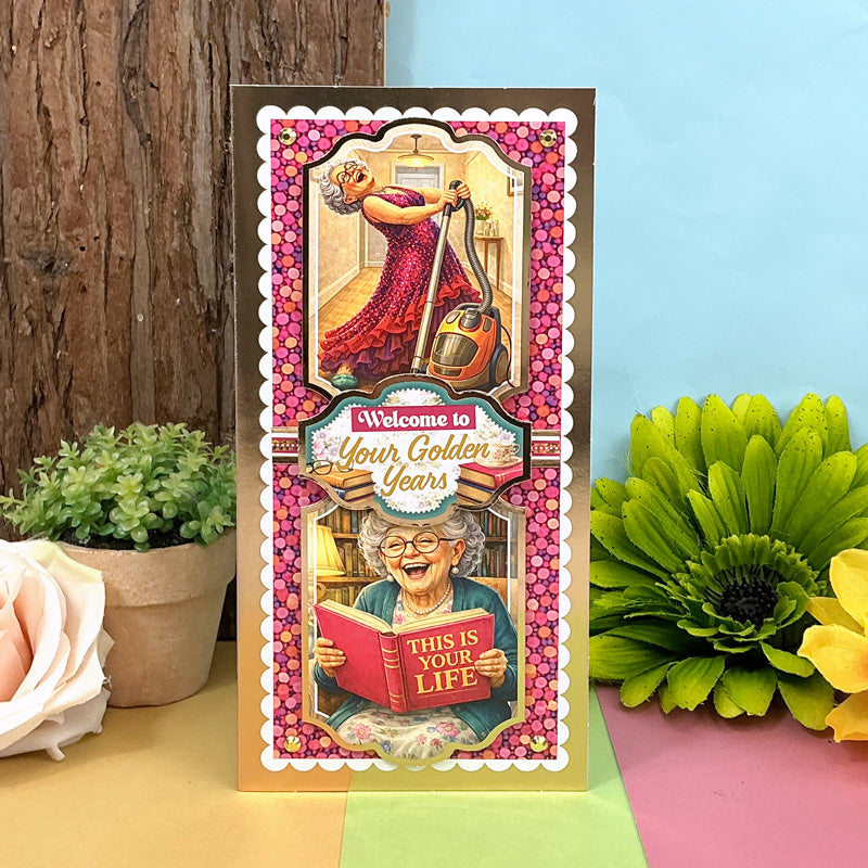 Scalloped Foiled Edge Card Blanks & Envelopes - DL
