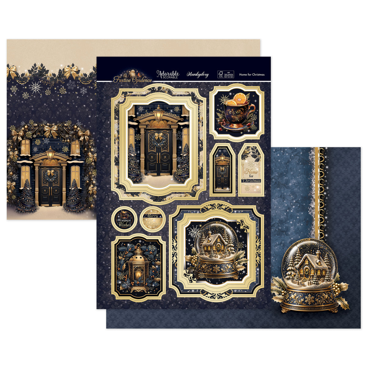 Home for Christmas Luxury Topper Set