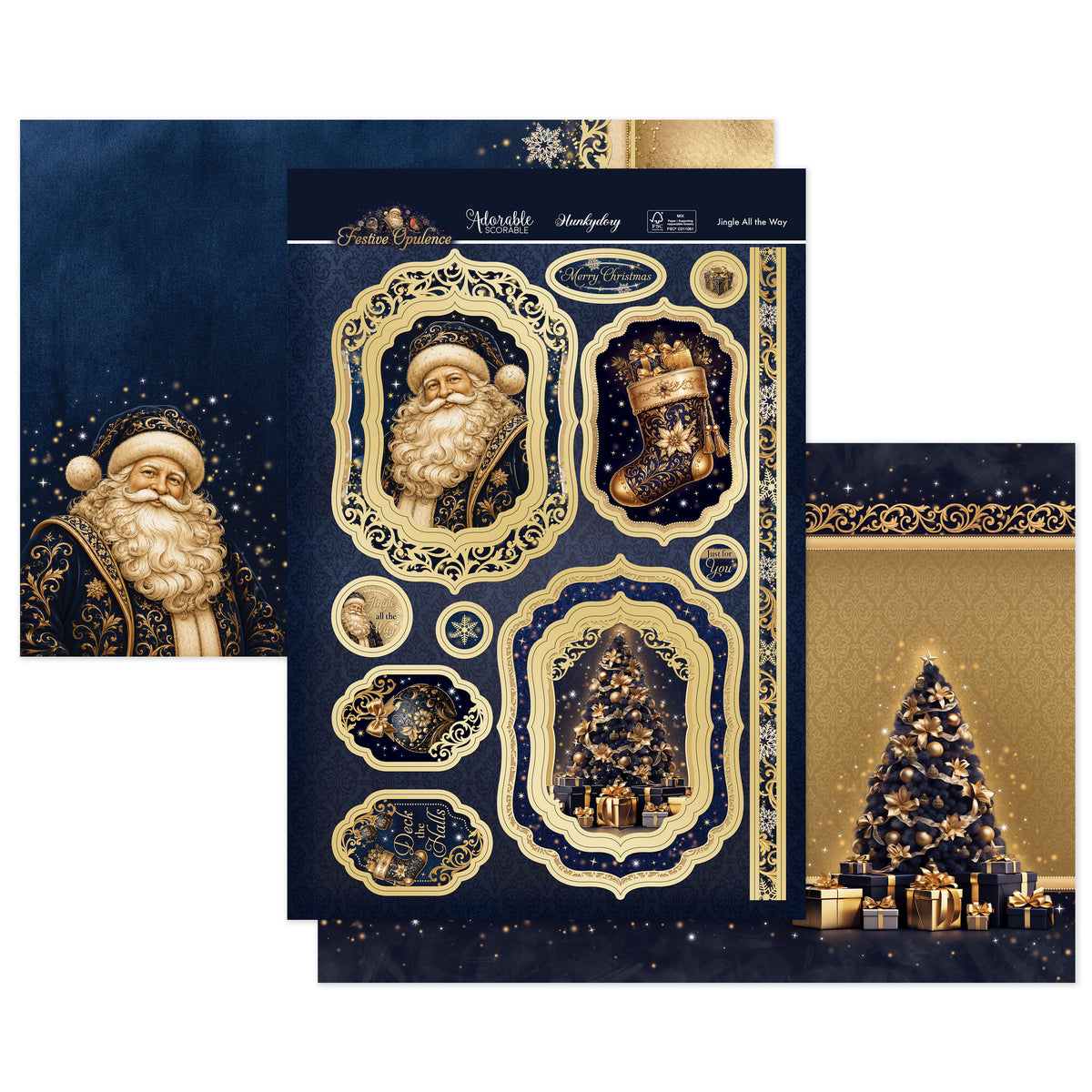 Jingle All the Way Luxury Topper Set