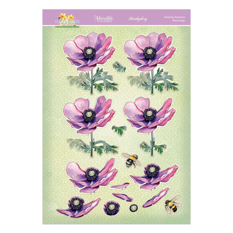 In Full Bloom - Floral Delights Deco-Large Set - Amazing Anemone