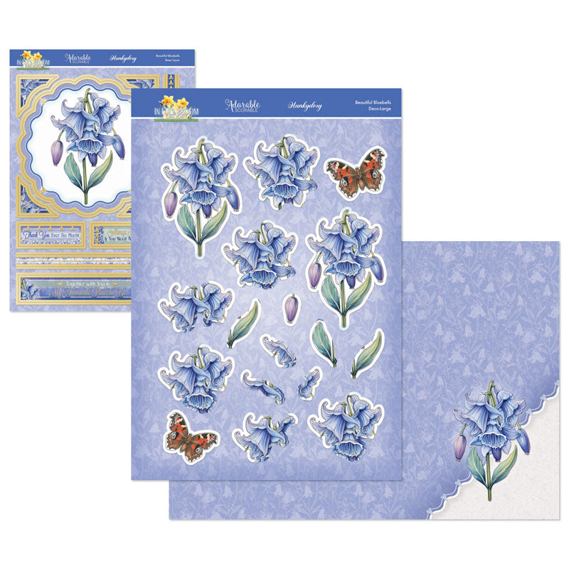 In Full Bloom - Floral Delights Deco-Large Set - Beautiful Bluebells