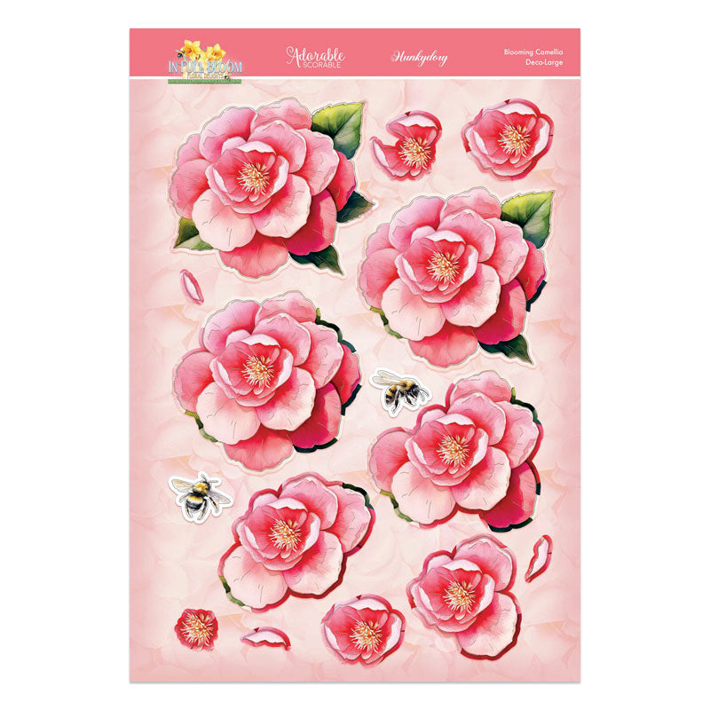 In Full Bloom - Floral Delights Deco-Large Set - Blooming Camelia