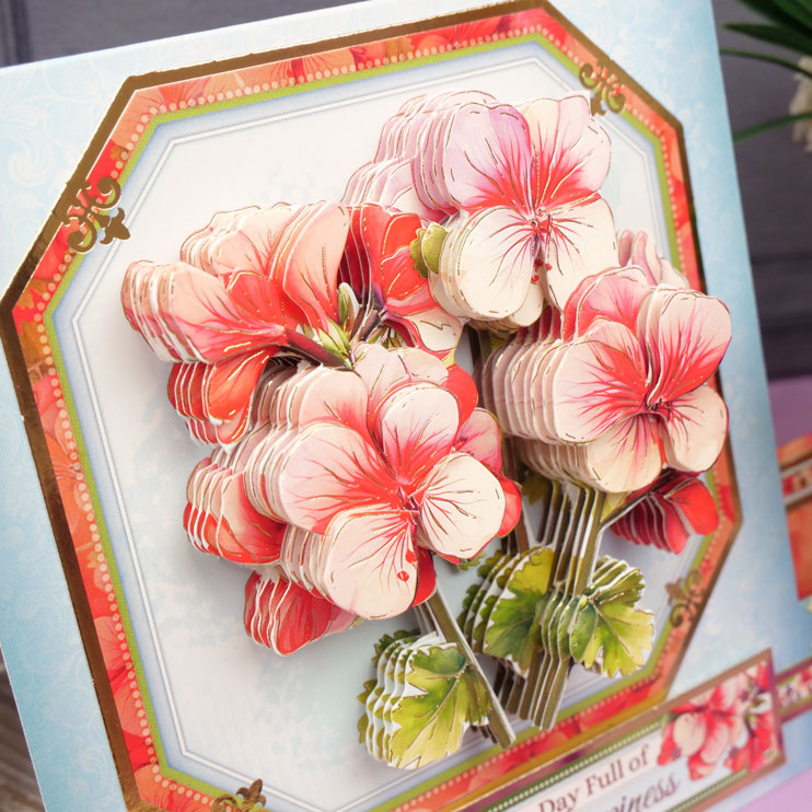 In Full Bloom - Floral Delights Deco-Large Set - Dreamy Geraniums