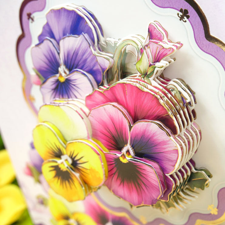 In Full Bloom - Floral Delights Deco-Large Set - Pretty Pansies