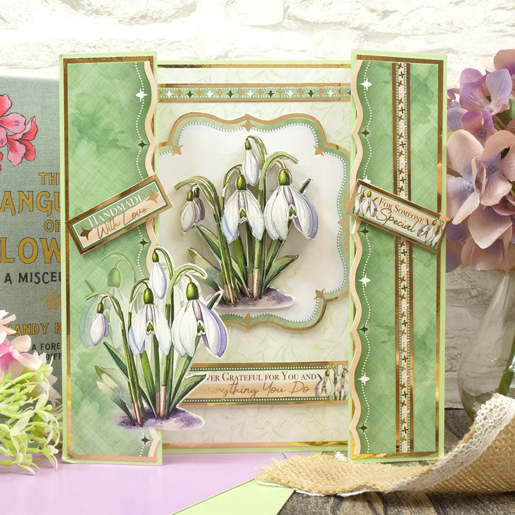 In Full Bloom - Floral Delights Deco-Large Set - Stunning Snowdrops