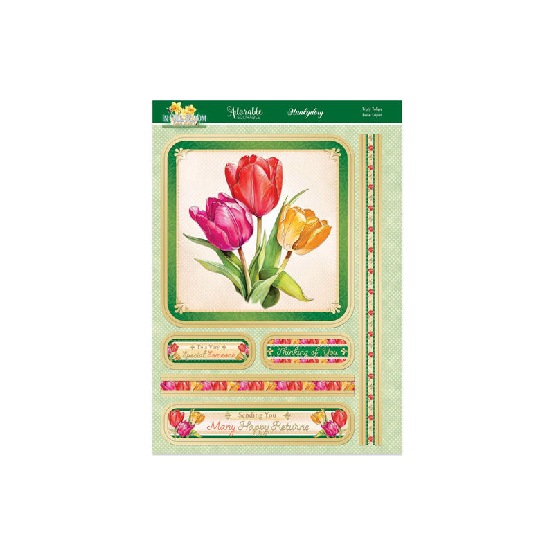 In Full Bloom - Floral Delights Deco-Large Set - Truly Tulips