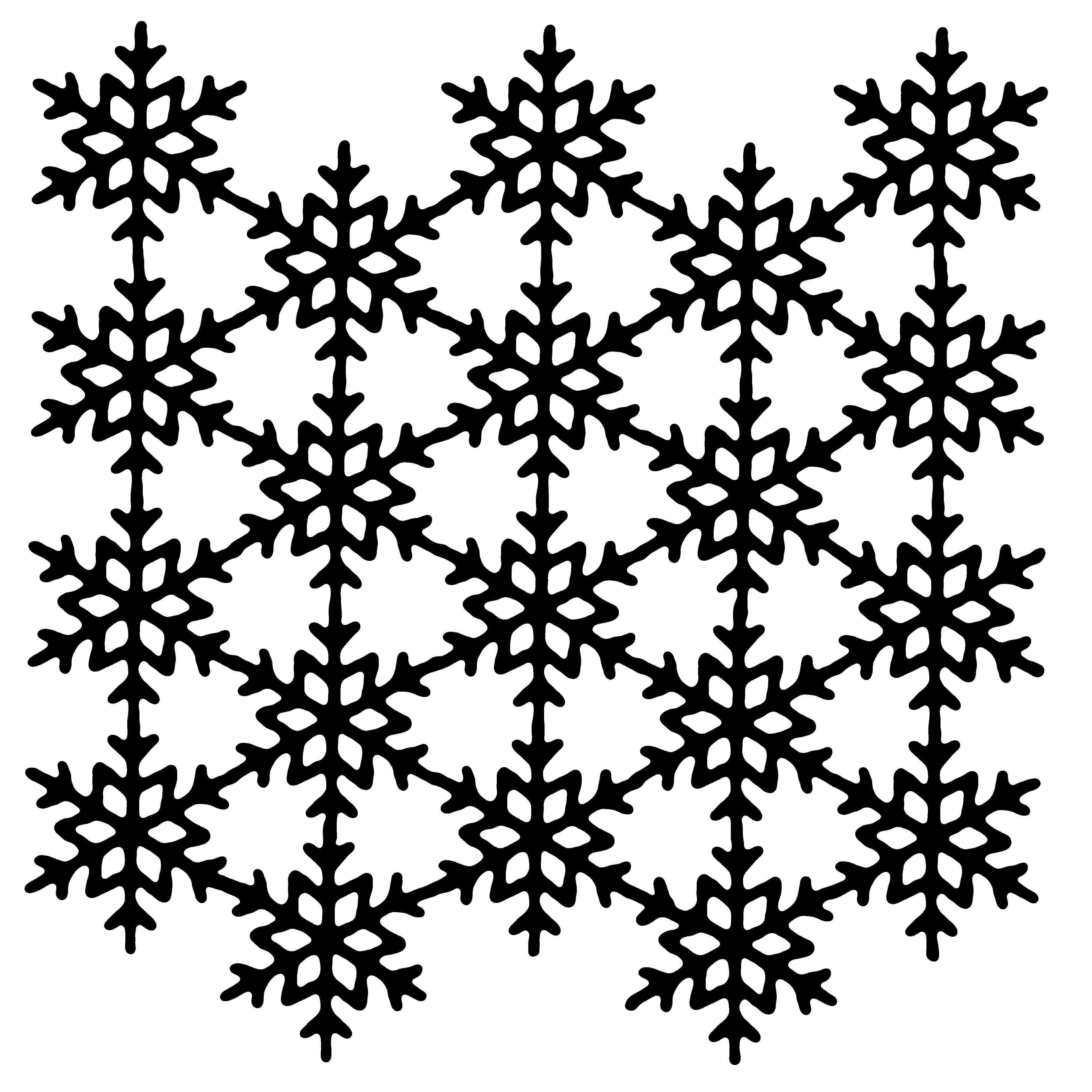 Woodware Snowflake Screen 6 in x 6 in Mask