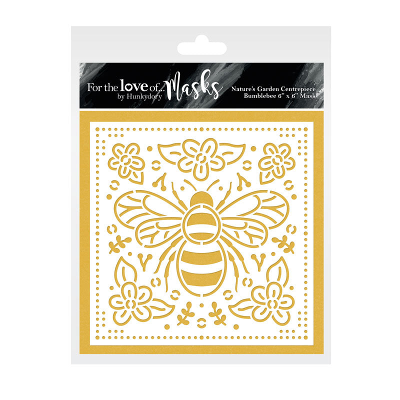 For the Love of Masks - Nature's Garden Centrepiece - Bumblebee