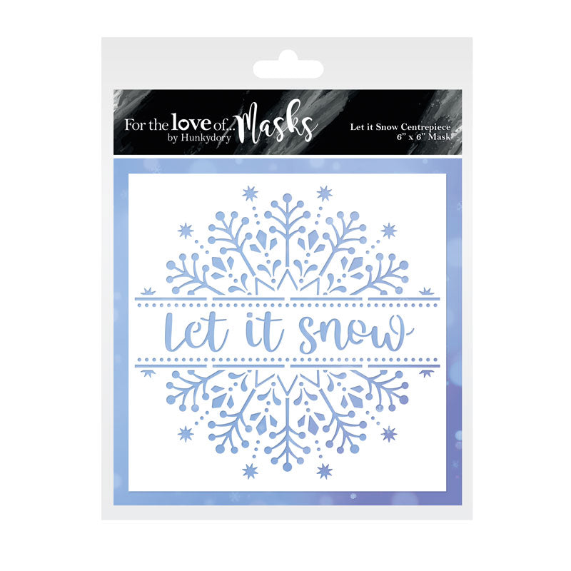 For the Love of Masks - Let It Snow Centrepiece