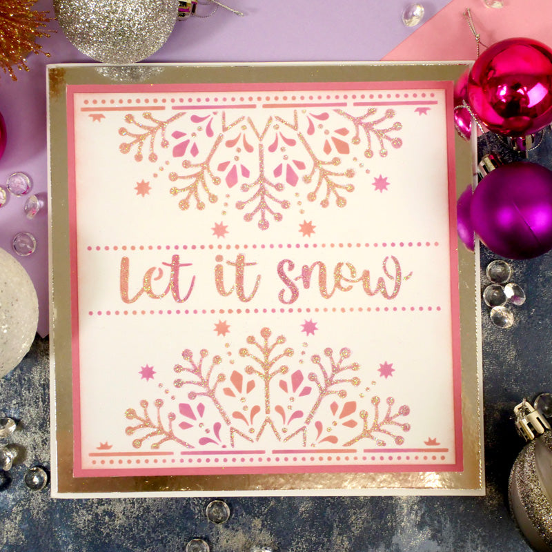 For the Love of Masks - Let It Snow Centrepiece