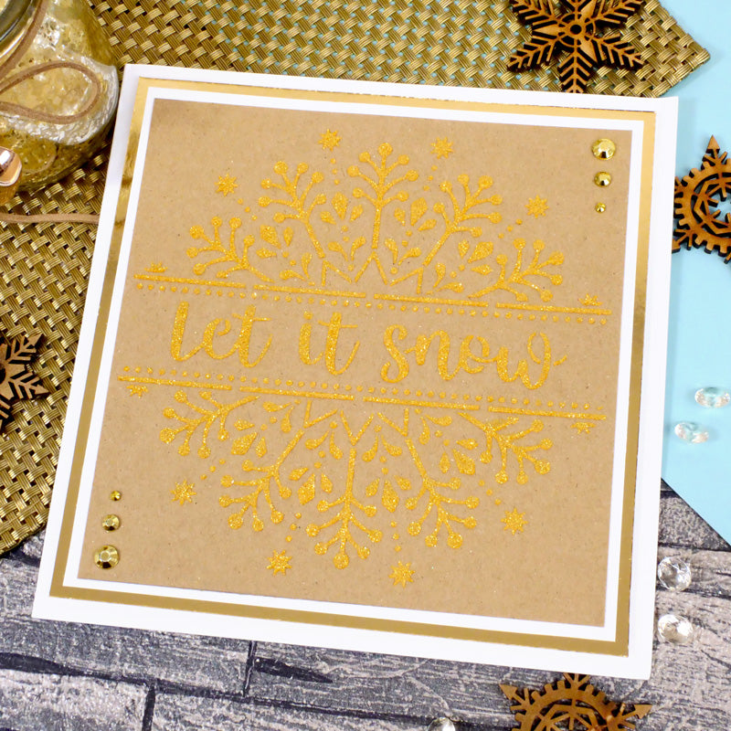 For the Love of Masks - Let It Snow Centrepiece