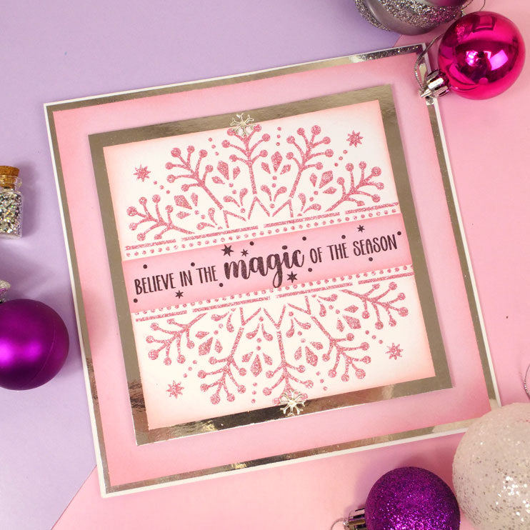 For the Love of Masks - Let It Snow Centrepiece