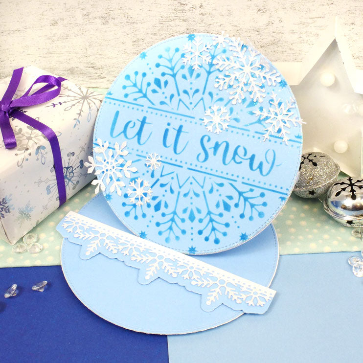For the Love of Masks - Let It Snow Centrepiece