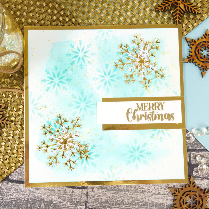 For the Love of Masks - Stitched Snowflake Tiles