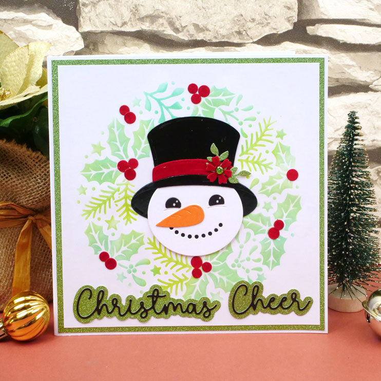 For the Love of Masks - Festive Wreath & Corners