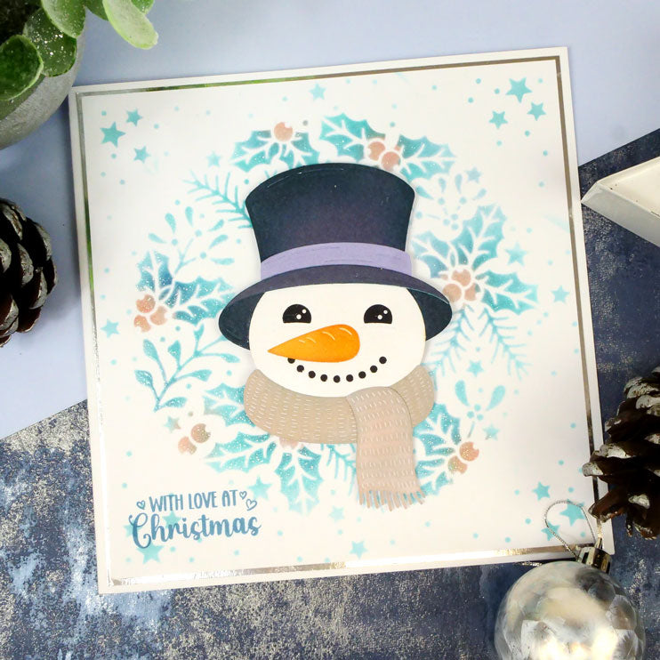 For the Love of Masks - Festive Wreath & Corners