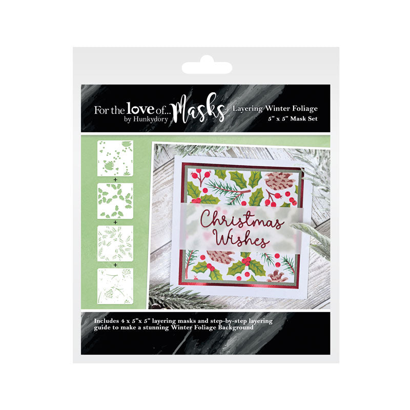 For the Love of Masks - Layering Winter Foliage