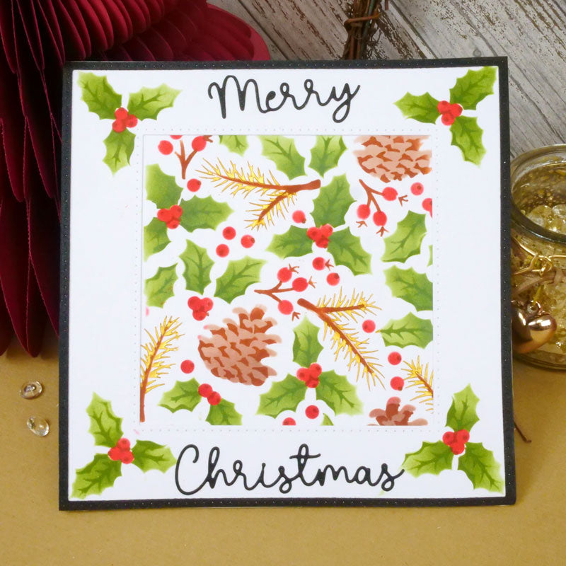 For the Love of Masks - Layering Winter Foliage