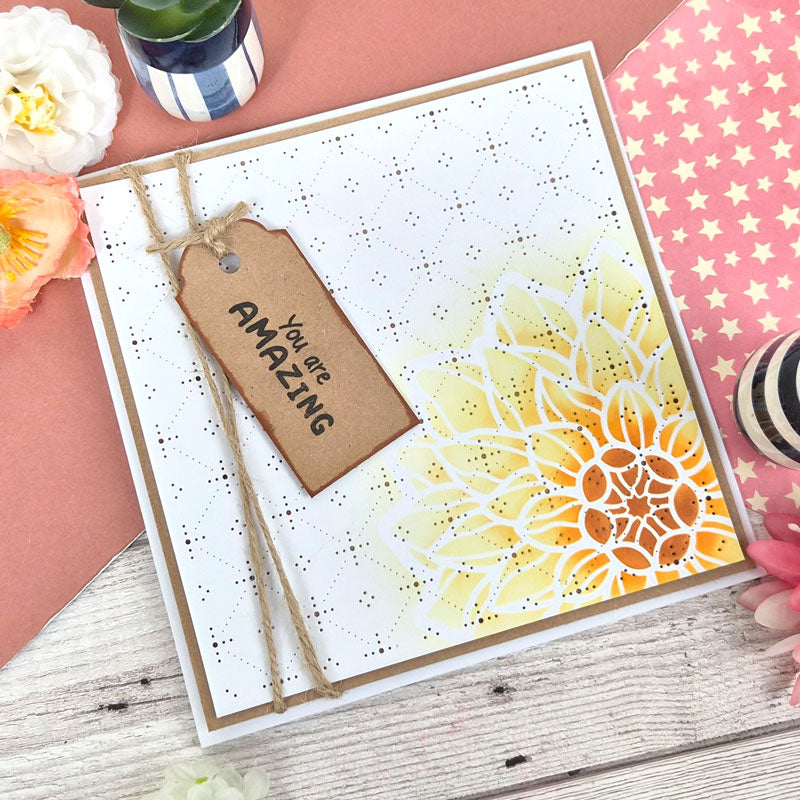 For the Love of Masks - Shaped Florals - Dahlia