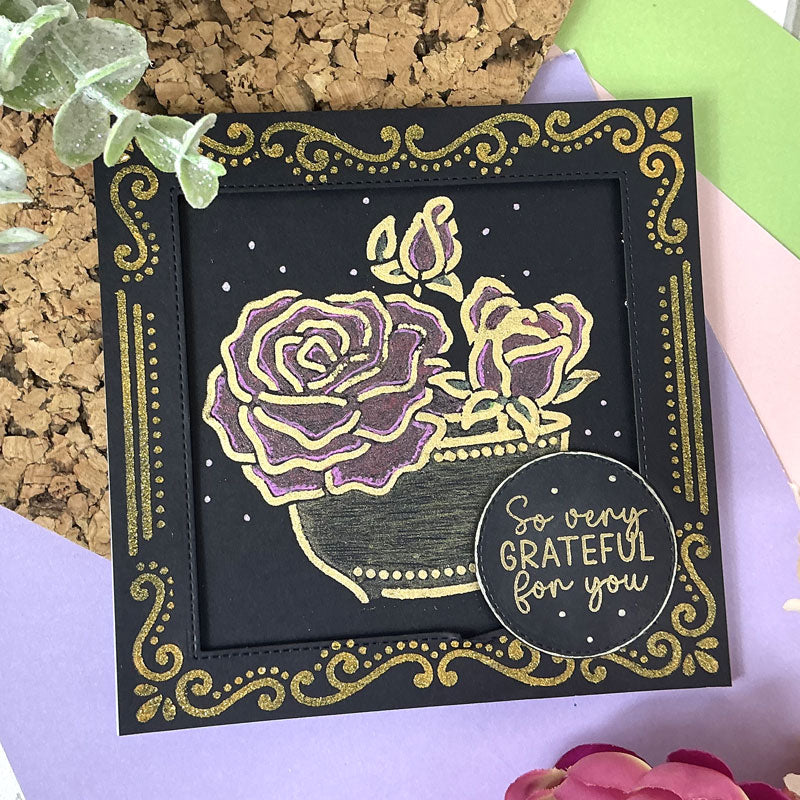 For the Love of Masks - Blooming Centrepiece - Teacup