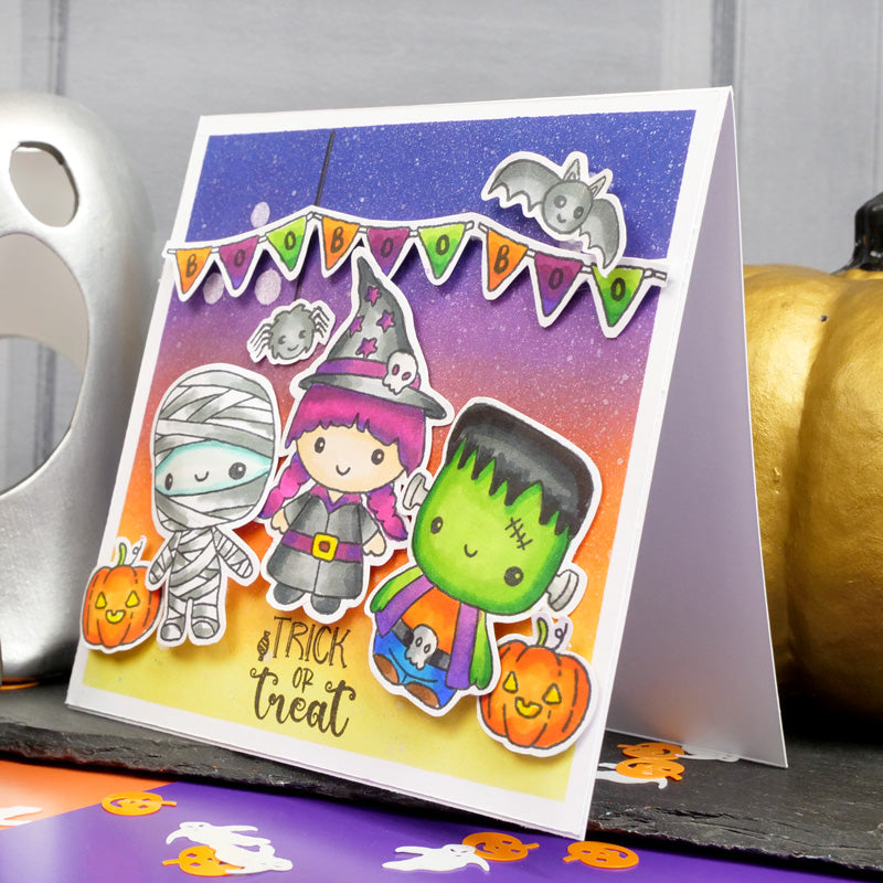 For The Love Of Stamps - Trick Or Treat Friends