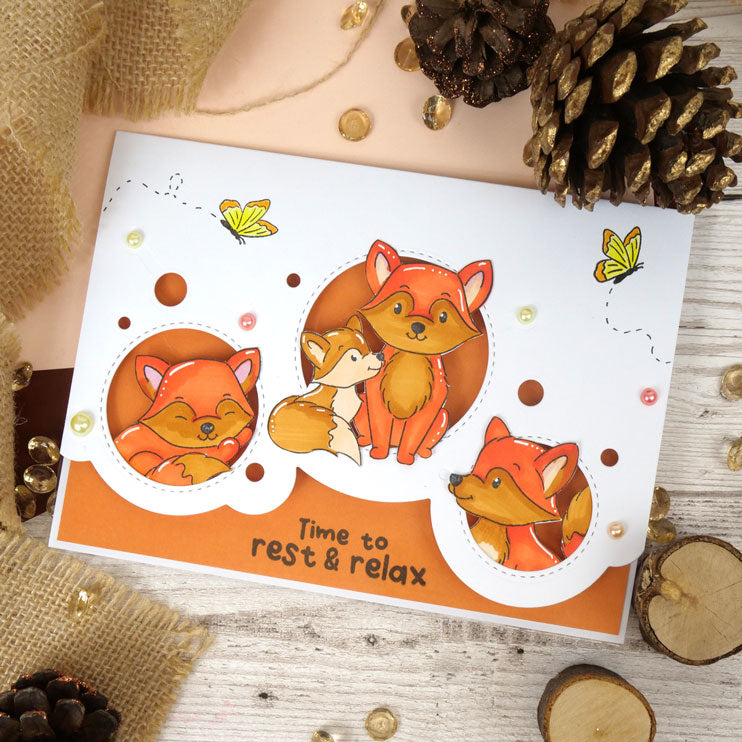 For the Love of Stamps - Fantastic Foxes