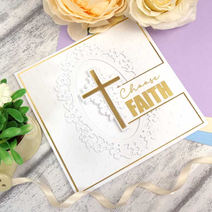 For the Love of Stamps - Blessed Overlay Sentiments